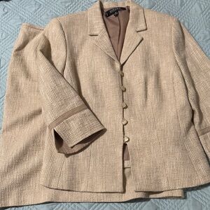 Kasper Textured Tan Blazer